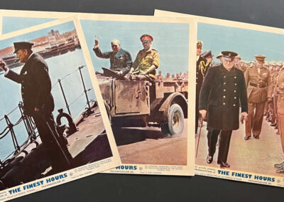 The Finest Hours, Set of Original Lobby Cards Winston Churchill