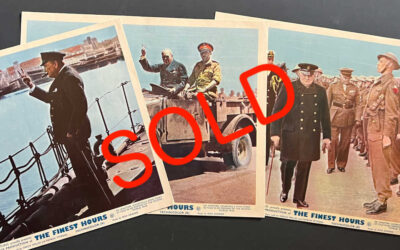 The Finest Hours, Set of Original Lobby Cards Winston Churchill