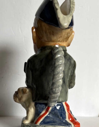 W. Churchill-Lord of the Admiralty Toby Jug: Back View