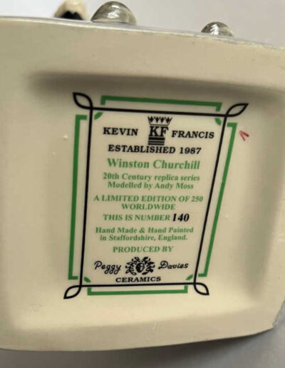 W. Churchill-Lord of the Admiralty Toby Jug: Base