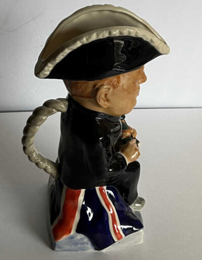 W. Churchill-Lord of the Admiralty Toby Jug: Side View