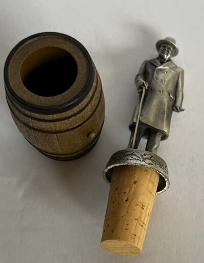Pewter Figure of Churchill Separated