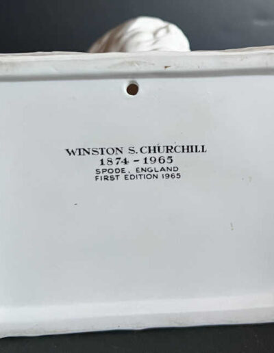 Spode Churchill White Bust - Base