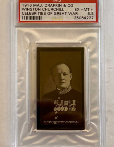 1916 Churchill Cigarette Card: Major Drapkin & Co