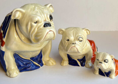 3 Royal Doulton English Bulldogs