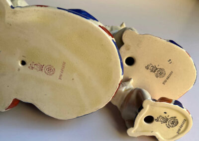 3 Royal Doulton Bulldogs: Bases