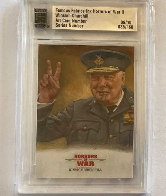 Horrors of War Art Cards: Winston Churchill