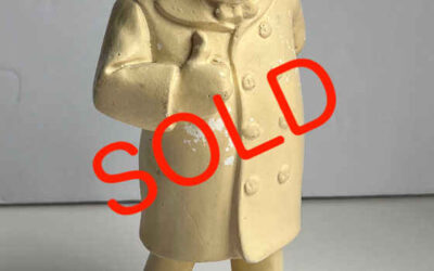 Winston Churchill Chalkware Statue by Verdan Lolayne