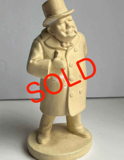 Churchill Chalkware Statue Verdan Lolayne SOLD
