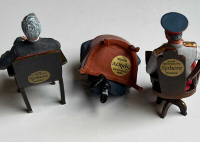 Churchill Roosevelt Stalin Miniature Figures by Sphere