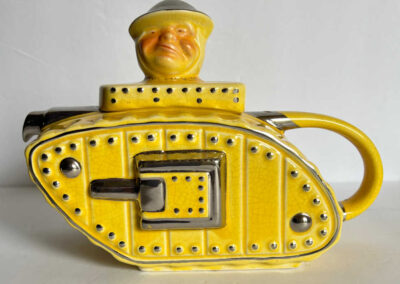 Churchill Tank Teapot-Yellow