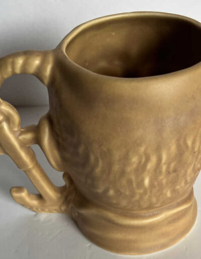 Churchill Character Jug, Anchor Handle, Tan Color-Back