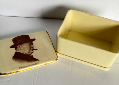Churchill Wartime Ceramic Box Lid Removed