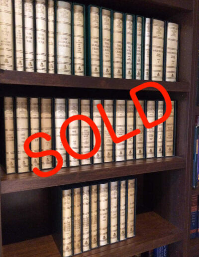 Collected Works by Churchill 38 vols: SOLD