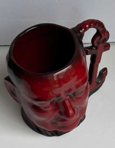 Flambe Churchill Character Jug Anchor Handle