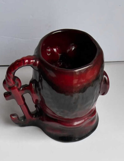 Flambe Churchill Character Jug Anchor Handle: Back