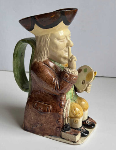 Jarvis-Churchill Toby Jug 1947 (Brown) Side View