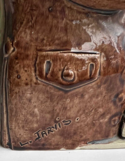 Jarvis-Churchill Toby Jug 1947 (Brown) with Signature