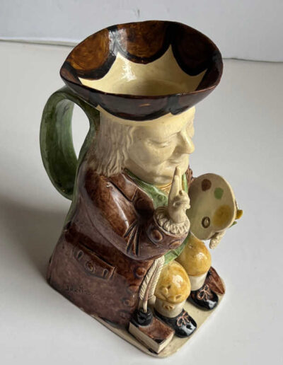 Jarvis-Churchill Toby Jug 1947 (Brown) Top View