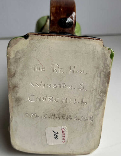 Jarvis-Churchill Toby Jug 1947 (Green) Base