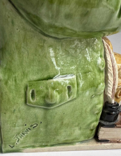 Jarvis-Churchill Toby Jug 1947 (Green) Signature