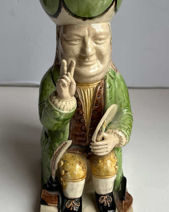 Leonard Jarvis – Churchill Toby Jug 1947 (Green)