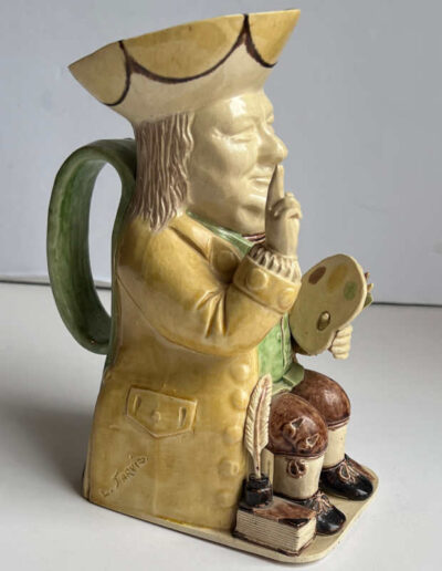 Jarvis-Churchill Toby Jug 1947, Yellow-Side View