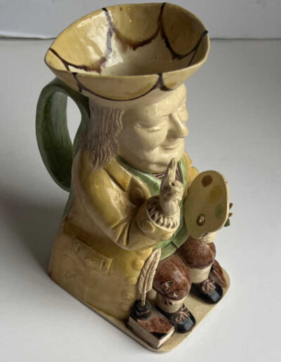 Jarvis-Churchill Toby Jug 1947, Yellow-Top View