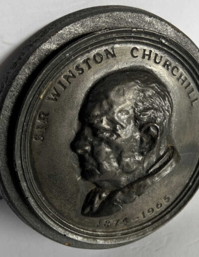 Large Churchill Centenary Medal Style Plaque: