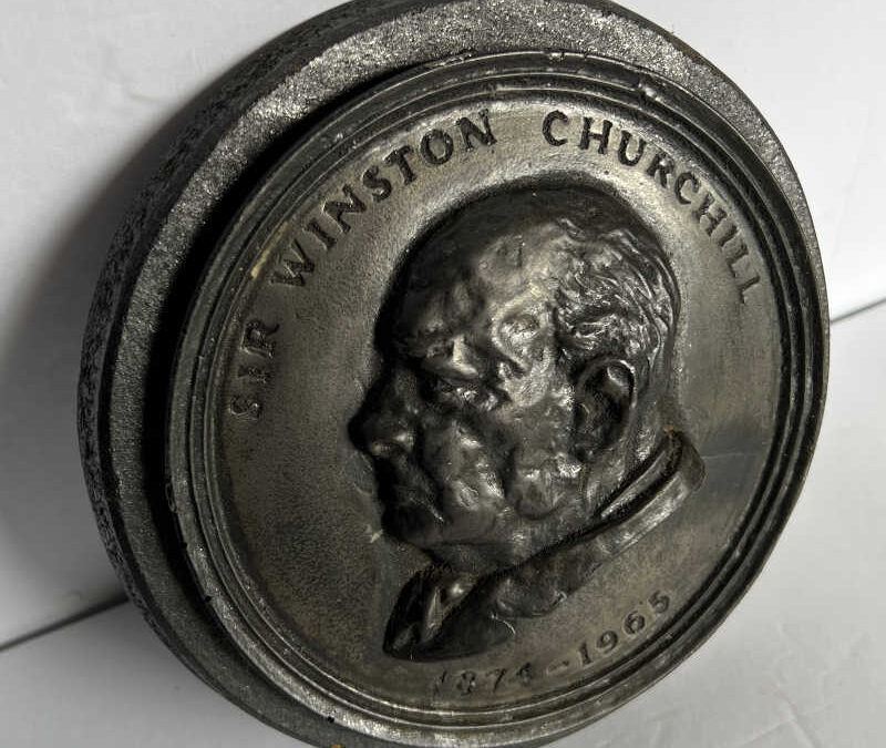 Large Churchill Centenary Medal Style Plaque