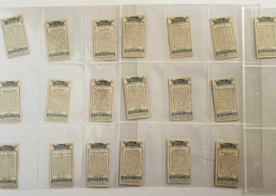Partial set of 19 John Player & Sons Tobacco Cards-Backs