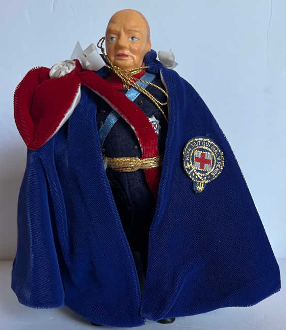 Peggy Nisbet Doll: Churchill-Knight of the Garter Robes