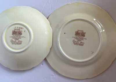 Plate + Saucer-Back Sides