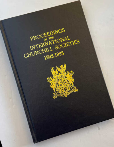 Proceedings of the International Churchill Societies
