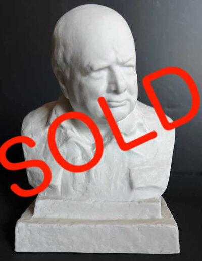 Spode Churchill Bust - white: SOLD