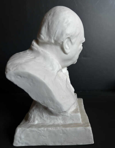 Spode Churchill White Bust - Side View