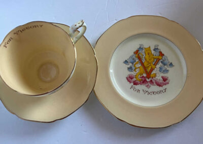 Tea Cup Saucer + Plate: Paragon Patriotic Series