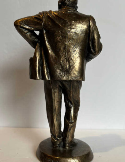 Veronese Design Churchill Bronze Finished Statue-Back