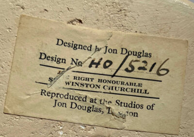 Winston Churchill Wall Plaque: back