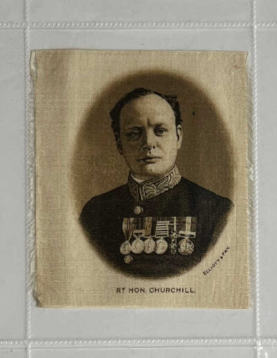 Winston Churchill – Silk Cigarette Card
