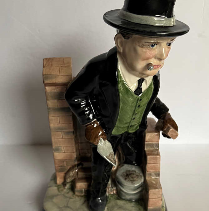 Winston The Bricklayer, Black #56 – Bairstow Manor Pottery