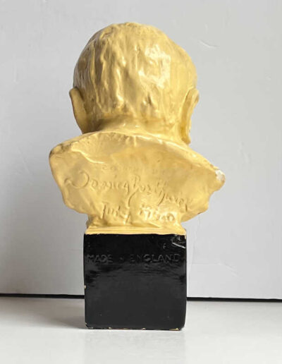 Churchill Bust by Jessica Borthwick: Back View
