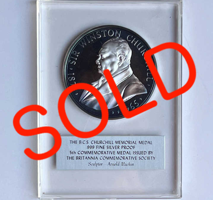 Churchill Memorial Medal, 1967. Machin