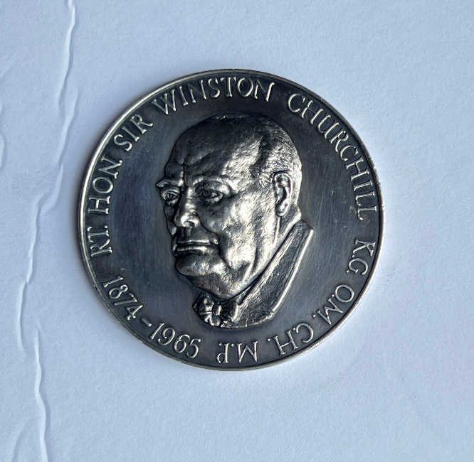 Churchill Memorial Medal: Silver