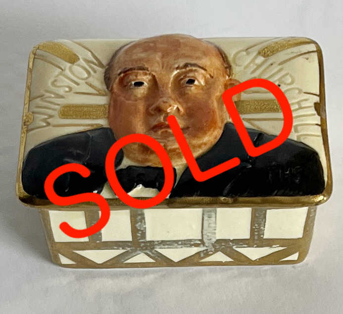 Trinket Box – Churchill Portrait on Lid