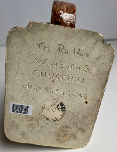 Blue Churchill Toby Jug by Jarvis: Base