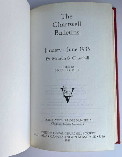 The Chartwell Bulletins-Title Page