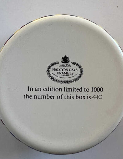 Halcyon Days Enamels Base: Battle of Britain Trinket Box