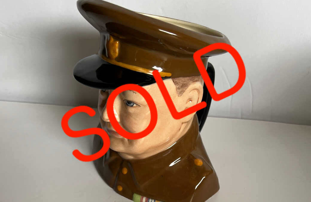 Winston Churchill Toby Jug – Khaki