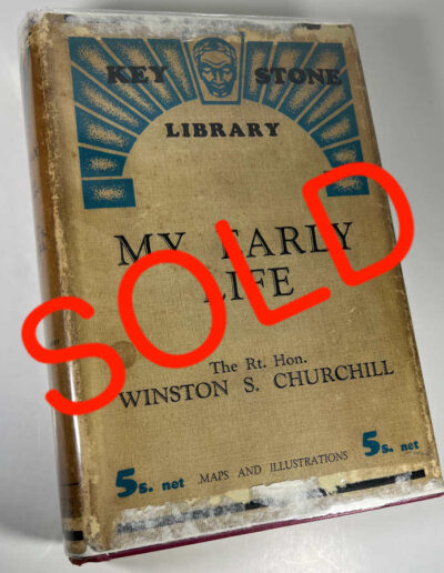 My Early Life 1st Keystone Edn in Dustjacket: NOW SOLD